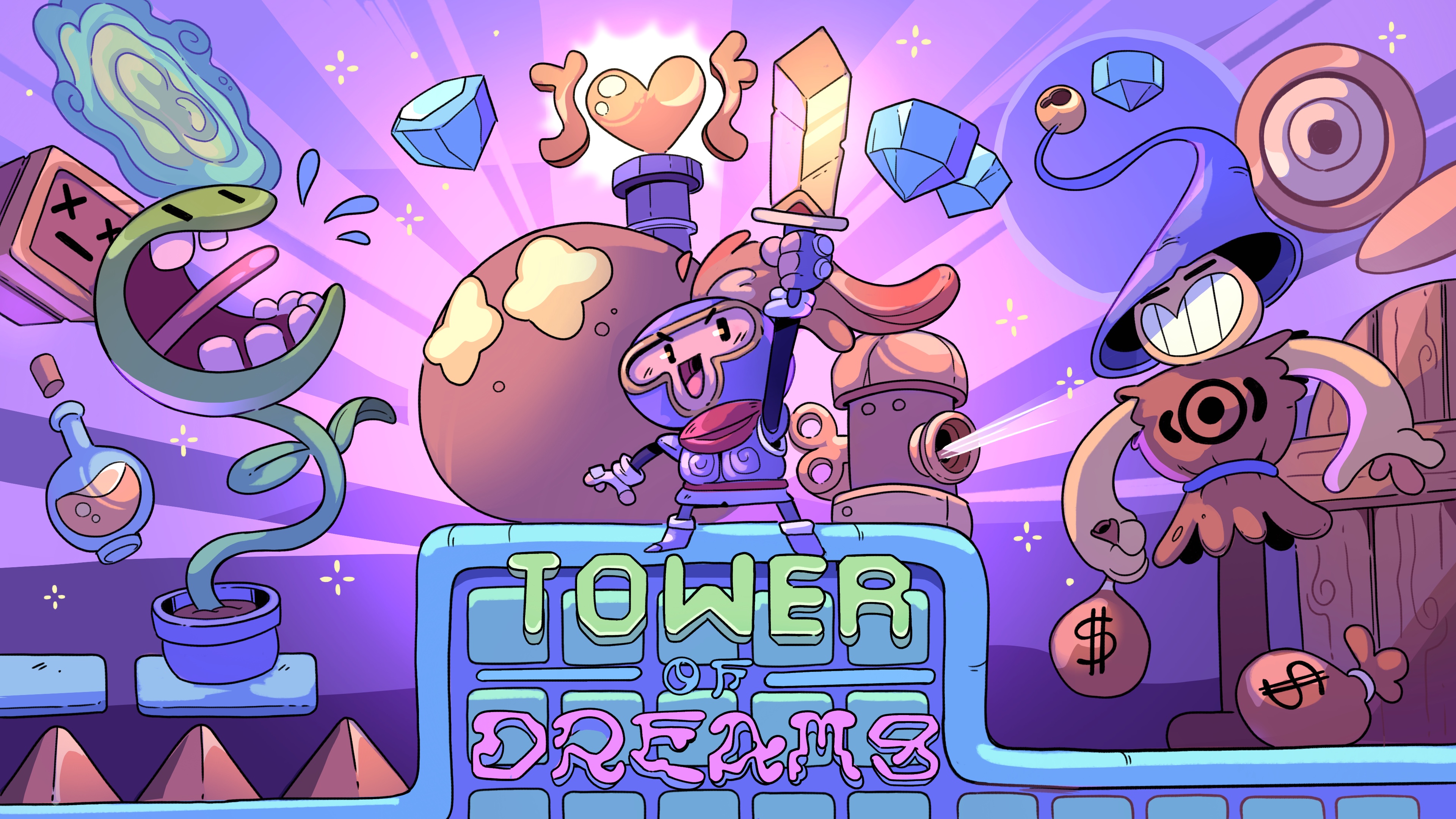 Tower of Dreams, plataforma no estilo retrô, é anunciado para PC (Steam) e Switch